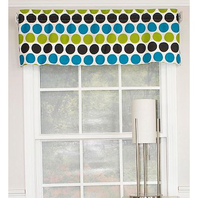 Fanci Tailored 100% Cotton with Fully Lined 3" Rod Pocket Valance for Windows
