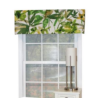 Autumn Tailored 100% Cotton with Fully Lined 3" Rod Pocket Valance for Windows