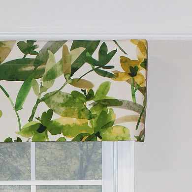 Autumn Tailored 100% Cotton with Fully Lined 3" Rod Pocket Valance for Windows