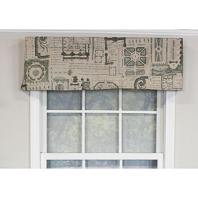 Le Jardin Tailored 100% Cotton with Fully Lined 3" Rod Pocket Valance for Windows