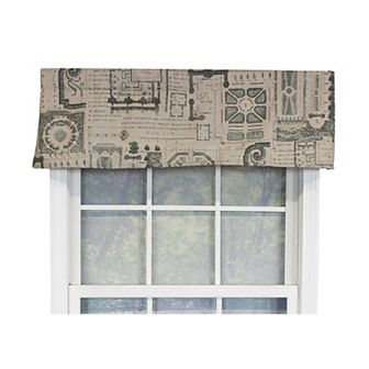 Le Jardin Tailored 100% Cotton with Fully Lined 3" Rod Pocket Valance for Windows