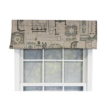 Le Jardin Tailored 100% Cotton with Fully Lined 3" Rod Pocket Valance for Windows