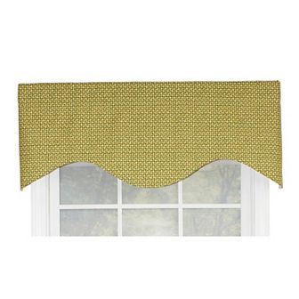 Cabana Cornice 100% Cotton with Fully Lined 3" Rod Pocket Valance for Windows