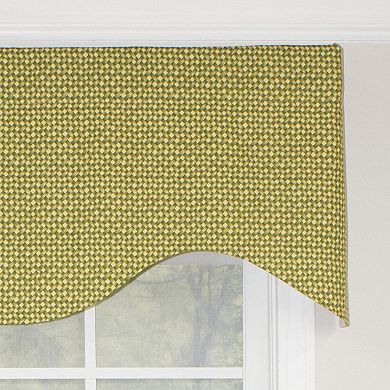 Cabana Cornice 100% Cotton with Fully Lined 3" Rod Pocket Valance for Windows