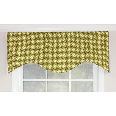 Cabana Cornice 100% Cotton with Fully Lined 3" Rod Pocket Valance for Windows