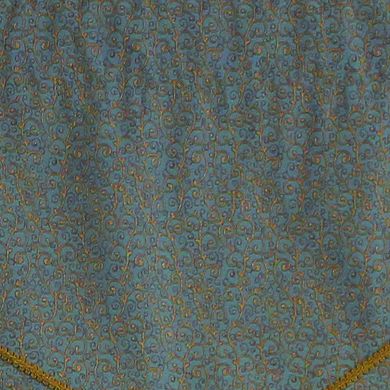 Bluebell Trimmed Cornice 100% Cotton with Fully Lined 3" Rod Pocket Valance for Windows