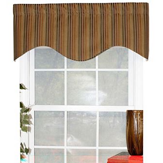 Fast Lane Cornice 100% Cotton with Fully Lined 3" Rod Pocket Valance for Windows