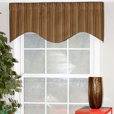 Fast Lane Cornice 100% Cotton with Fully Lined 3" Rod Pocket Valance for Windows