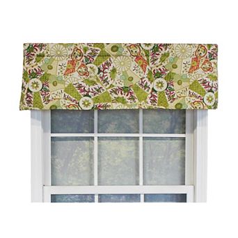 Selene Tailored 100% Cotton with Fully Lined 3" Rod Pocket Valance for Windows