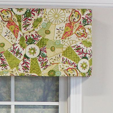 Selene Tailored 100% Cotton with Fully Lined 3" Rod Pocket Valance for Windows