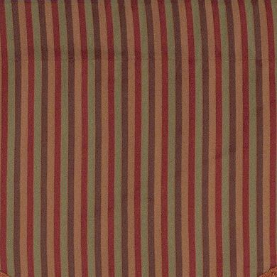 Olivia Stripe Trimmed Cornice 100% Cotton with Fully Lined 3" Rod Pocket Valance for Windows