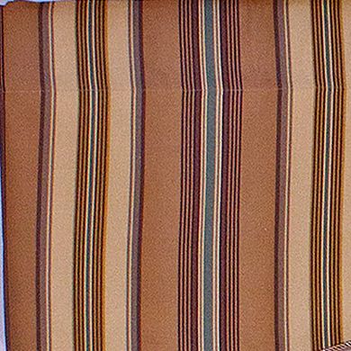 Daria Stripe Corded Arch 100% Cotton with Fully Lined 3" Rod Pocket Valance for Windows