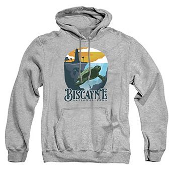 Big & Tall Biscayne Sea Turtle Graphic Pullover Hoodie