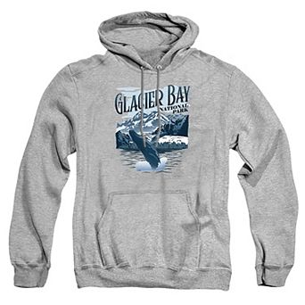 Big & Tall GlacierBay Jumping Whale Graphic Pullover Hoodie
