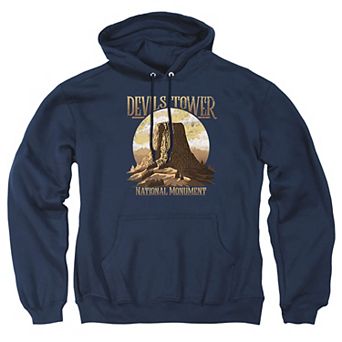 Big & Tall Devils Tower Monument Graphic Pullover Hoodie