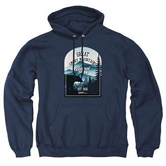 Big & Tall Great Smoky Illustrated Graphic Pullover Hoodie