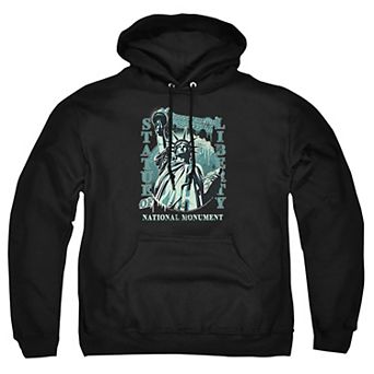 Big & Tall Statue of Liberty Graphic Pullover Hoodie
