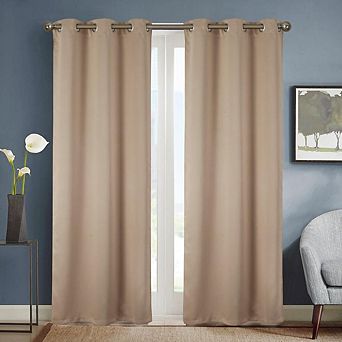 Anchorage Blackout Grommet Curtain Panel Pair
