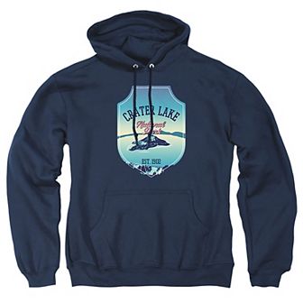 Big & Tall Crater Lake Illustrated Graphic Pullover Hoodie