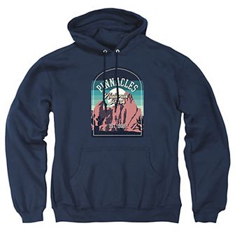 Big & Tall Pinnacles Illustrated Graphic Pullover Hoodie