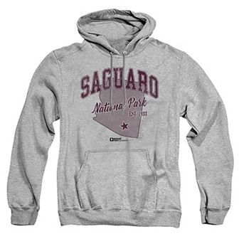Big & Tall Saguaro State Line Graphic Pullover Hoodie