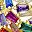 Gold Tone Multi