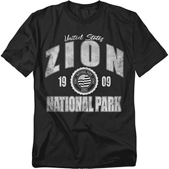 Big & Tall Zion National Park Established Date Graphic Tee