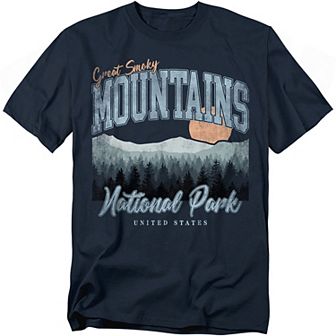 Big & Tall Great Smoky Mountains Park Graphic Tee
