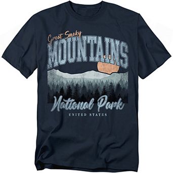 Big & Tall Great Smoky Mountains Park Graphic Tee