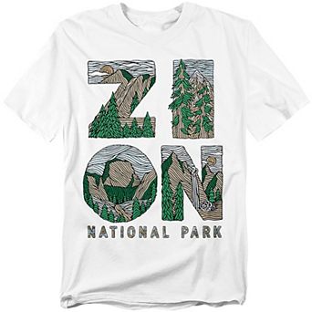 Big & Tall Zion National Park Graphic Tee