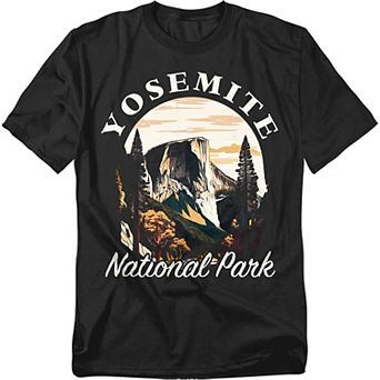 Big & Tall Yosemite National Park Graphic Tee