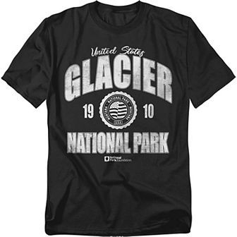 Big & Tall Glacier National Park Established Graphic Tee