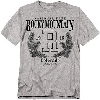 Big & Tall Rocky Mountain National Park Pine Graphic Tee