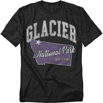 Big & Tall Glacier National Park Graphic Tee