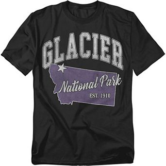 Big & Tall Glacier National Park Graphic Tee