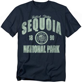 Big & Tall Sequoia National Park Established Graphic Tee