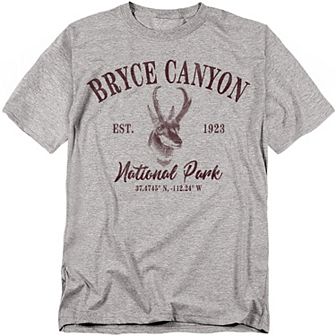 Big & Tall Bryce Canyon National Park Pronghorn Graphic Tee