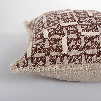 Rizzy Home Bindi Textured Throw Pillow Cover