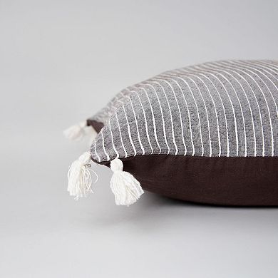 Rizzy Home Striped Throw Pillow Cover