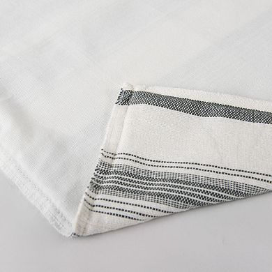Rizzy Home Lyle Striped Polyester Filled Pillow