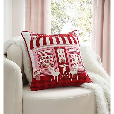 Celebrate Together™ Valentine's Day Pink Val Cafe Throw Pillow