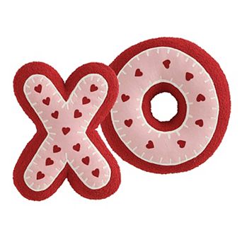 Celebrate Together™ Valentine's Day 2 pk XO Shaped Throw Pillows