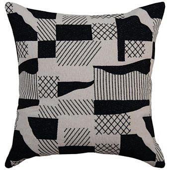 Rizzy Home Perez Geometric Throw Pillow Cover