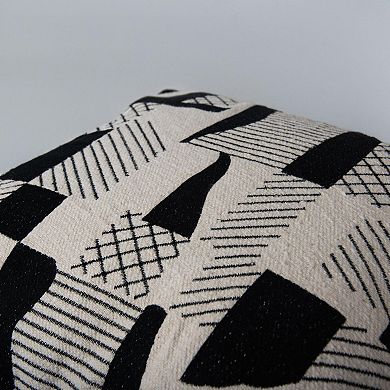 Rizzy Home Perez Geometric Throw Pillow Cover