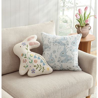 Celebrate Together™ Easter Bunny Toile Throw Pillow