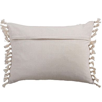 Rizzy Home Ramon Embroidered Floral Down Filled Throw Pillow