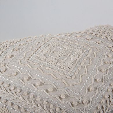 Rizzy Home Silvio Textured Diamond Throw Pillow Cover