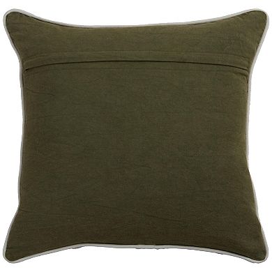 Rizzy Home Tavia Embroidered Throw Pillow