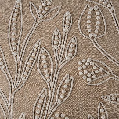 Rizzy Home Torin Embroidered Throw Pillow