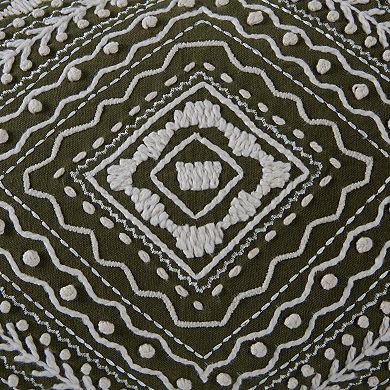 Rizzy Home Tyson Throw Pillow with Tassels